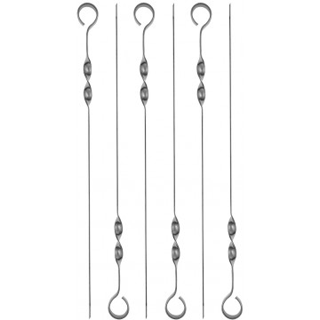 Набор плоских шампуров HELIOS Лайт, 6 шт, в блистере, 45х1 см Набор плоских шампуров HELIOS Лайт, 6 шт, в блистере, 45х1 см