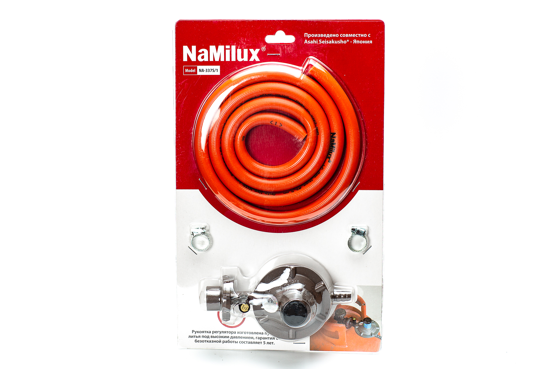 Регулятор давления со шлангом NaMilux NA-337SET Регулятор давления со шлангом NaMilux NA-337SET