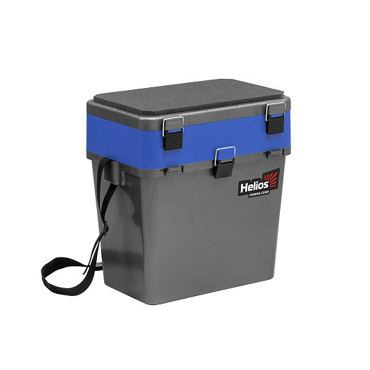 Ящик рыболовный зимний HELIOS, серый/синий Ящик рыболовный зимний HELIOS, серый/синий