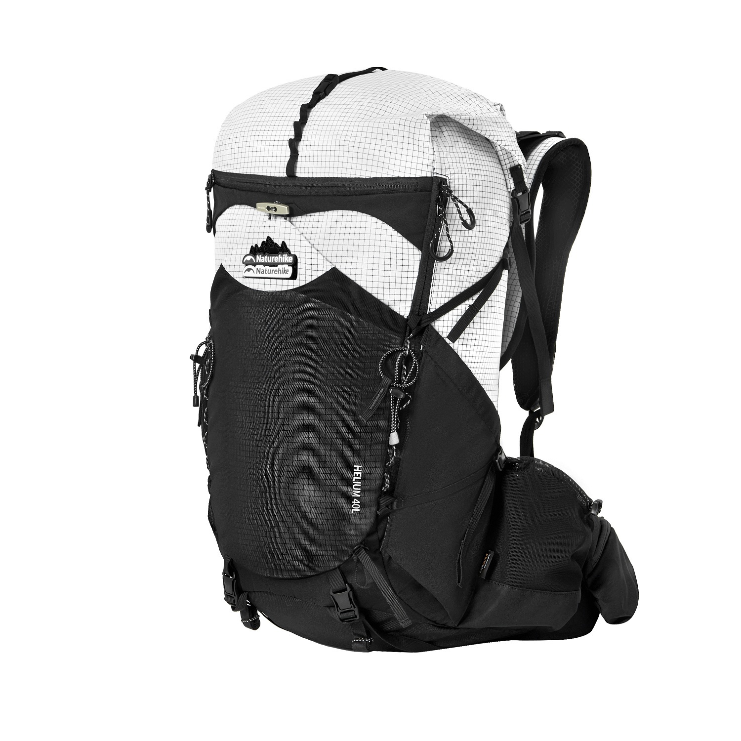 Рюкзак туристический Naturehike Helium Series 40 л, размер L, белый