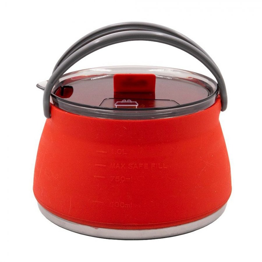 Чайник Tramp складной силиконовый 1 л (терракотовый) Чайник Tramp складной силиконовый 1 л (терракотовый)