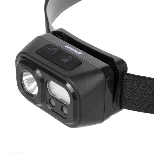 Фонарь налобный NISUS сенсорный 200 LM, IP44, USB