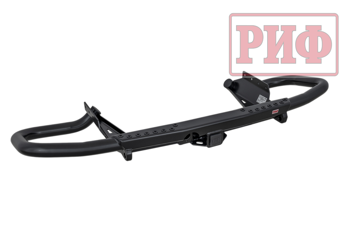 Бампер РИФ силовой задний Mitsubishi Pajero IV c квадратом под фаркоп Бампер РИФ силовой задний Mitsubishi Pajero IV c квадратом под фаркоп