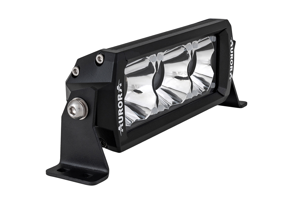 Светодиодная фара дальнего света AURORA 152 мм 45W с RGB подсветкой Светодиодная фара дальнего света AURORA 152 мм 45W с RGB подсветкой