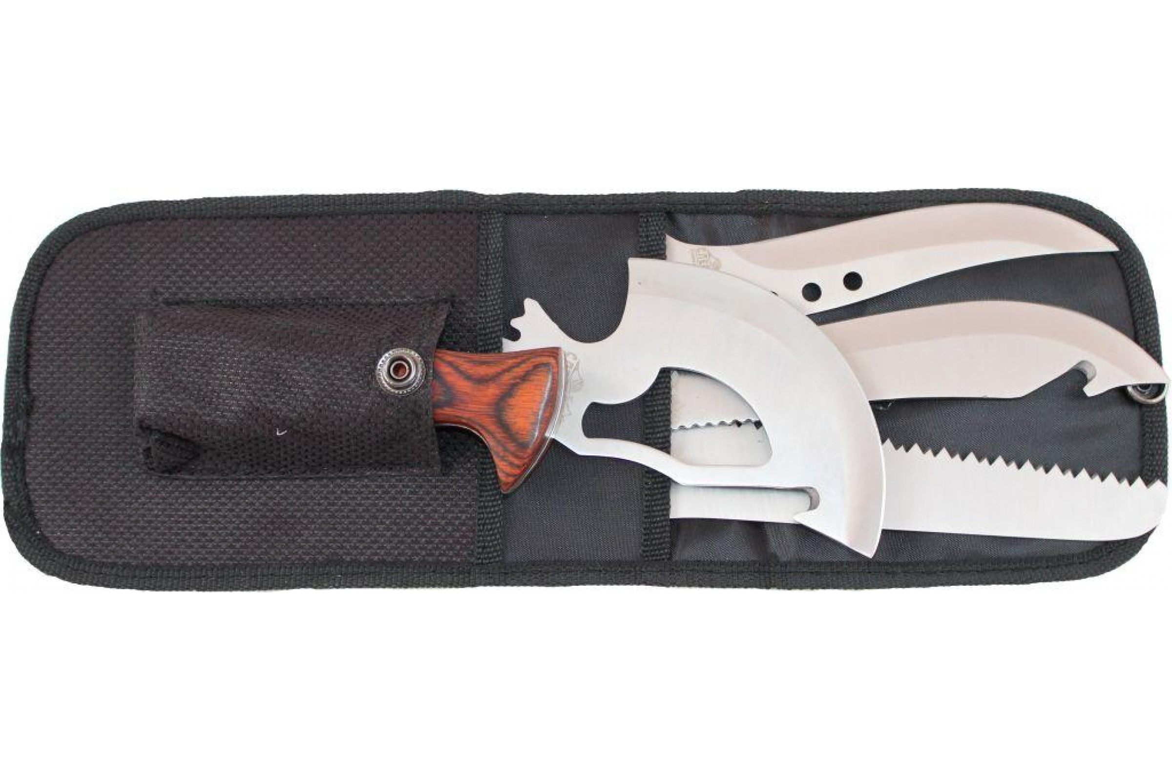 Набор туристический "СЛЕДОПЫТ", пила, топор, нож, в чехле Набор туристический "СЛЕДОПЫТ", пила, топор, нож, в чехле