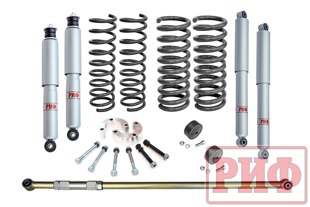 Лифт-комплект РИФ газовый Chevrolet Niva 2123 лифт 50 мм +50-100 кг Лифт-комплект РИФ газовый Chevrolet Niva 2123 лифт 50 мм +50-100 кг