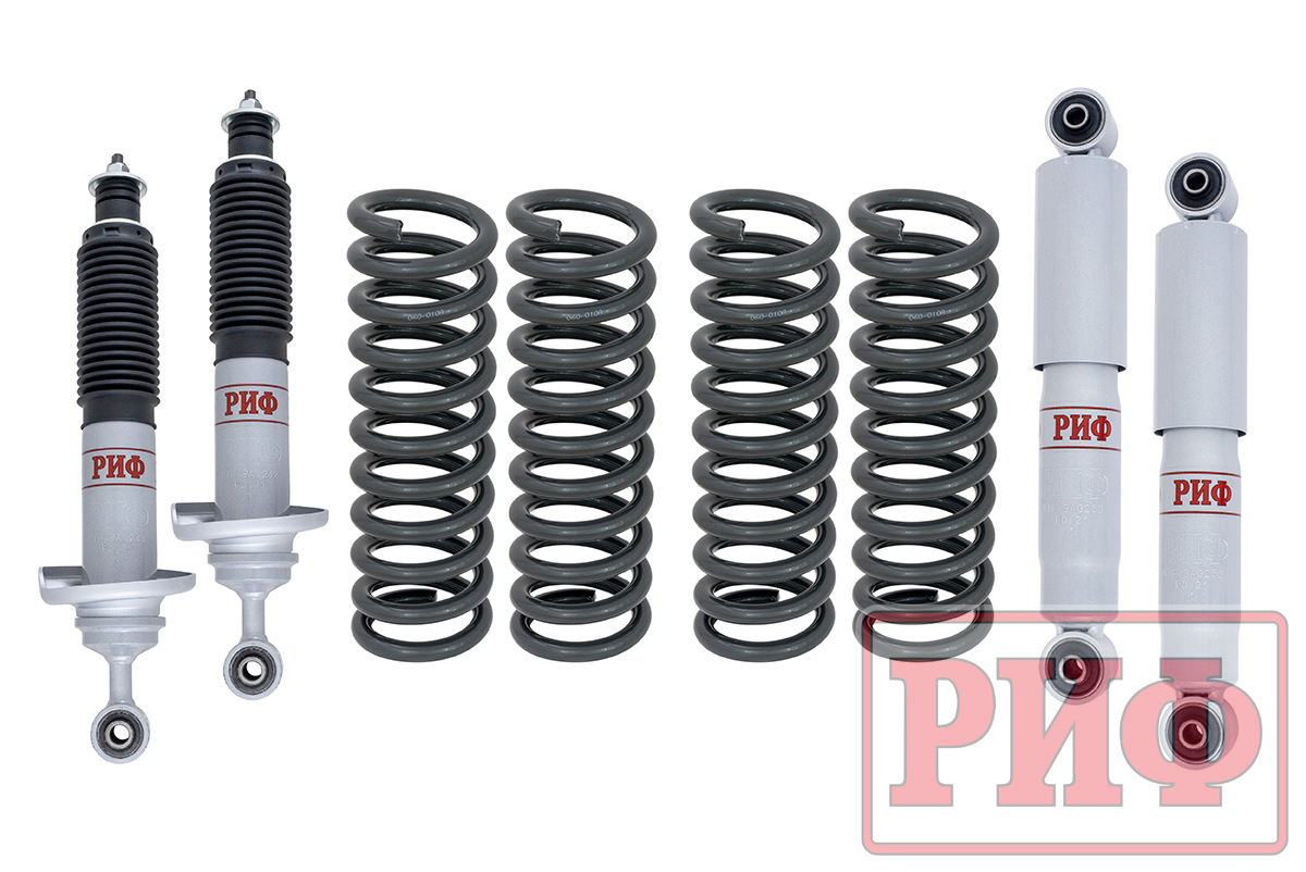 Лифт-комплект РИФ газовый Nissan Pathfinder R51 лифт 20 мм мягкий Лифт-комплект РИФ газовый Nissan Pathfinder R51 лифт 20 мм мягкий