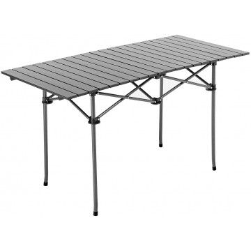 Стол складной Premier 120x55x65см., реечная столешница алюминий, с отделением под посуду Стол складной Premier 120x55x65см., реечная столешница алюминий, с отделением под посуду