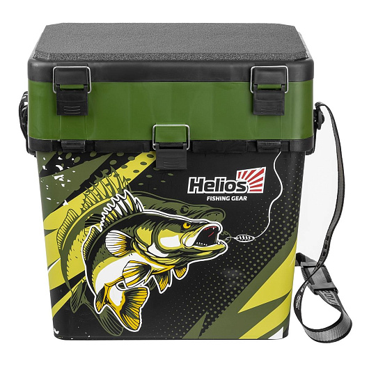 2 Ящик рыболовный зимний HELIOS ZANDER, 19 л, двухсекционный хаки 2 Ящик рыболовный зимний HELIOS ZANDER, 19 л, двухсекционный хаки