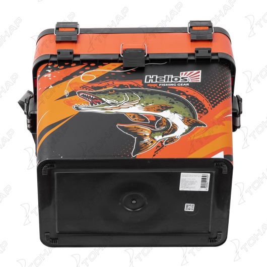 4 Ящик рыболовный зимний PIKE оранжевый HELIOS 4 Ящик рыболовный зимний PIKE оранжевый HELIOS