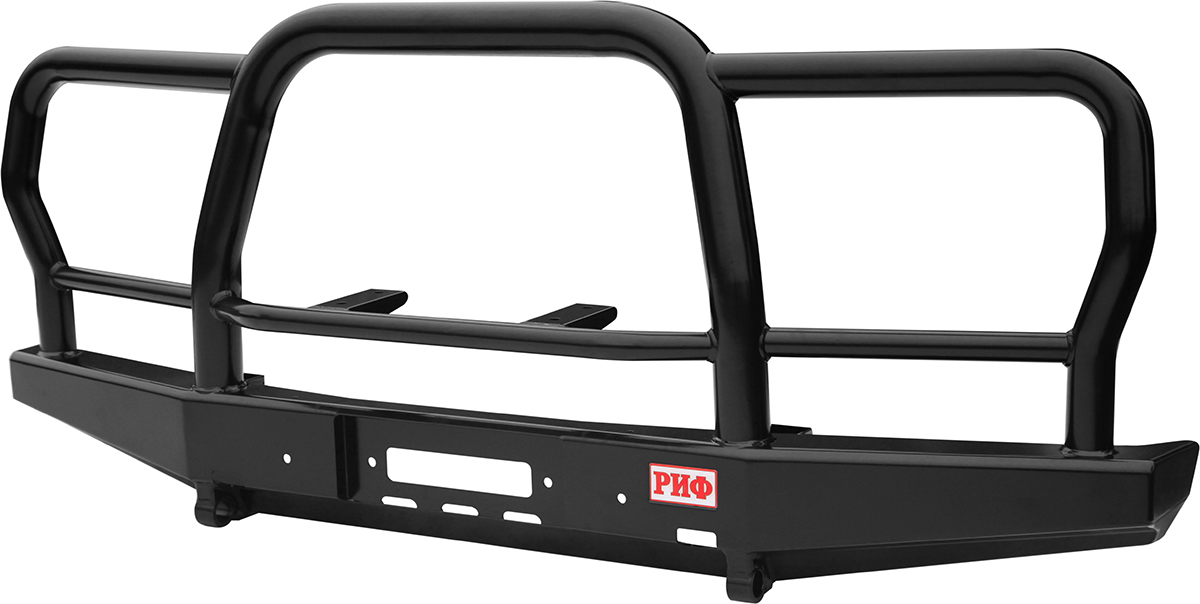 Бампер РИФ силовой передний Land Rover Defender с защитной дугой Бампер РИФ силовой передний Land Rover Defender с защитной дугой