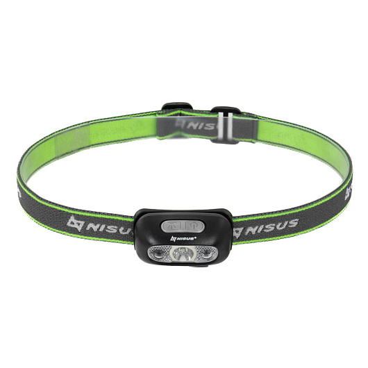 1 Фонарь налобный NISUS 3056S, сенсорный 120 LM, IPX4, USB 3056S 1 Фонарь налобный NISUS 3056S, сенсорный 120 LM, IPX4, USB 3056S