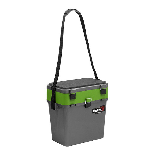 2 Ящик рыболовный зимний HELIOS, серый/салатовый 2 Ящик рыболовный зимний HELIOS, серый/салатовый