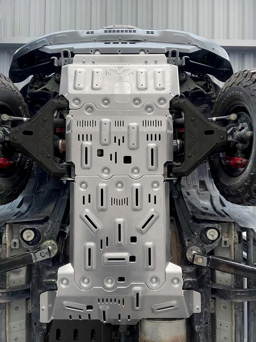 Защита Falcon радиатора, картера, РК, КПП для TANK 300 бензин, 2020+ Off-road version, расширенная., алюминиевая, 8 мм