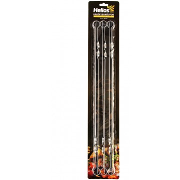 1 Набор плоских шампуров HELIOS Лайт, 6 шт, в блистере, 60х1 см 1 Набор плоских шампуров HELIOS Лайт, 6 шт, в блистере, 60х1 см
