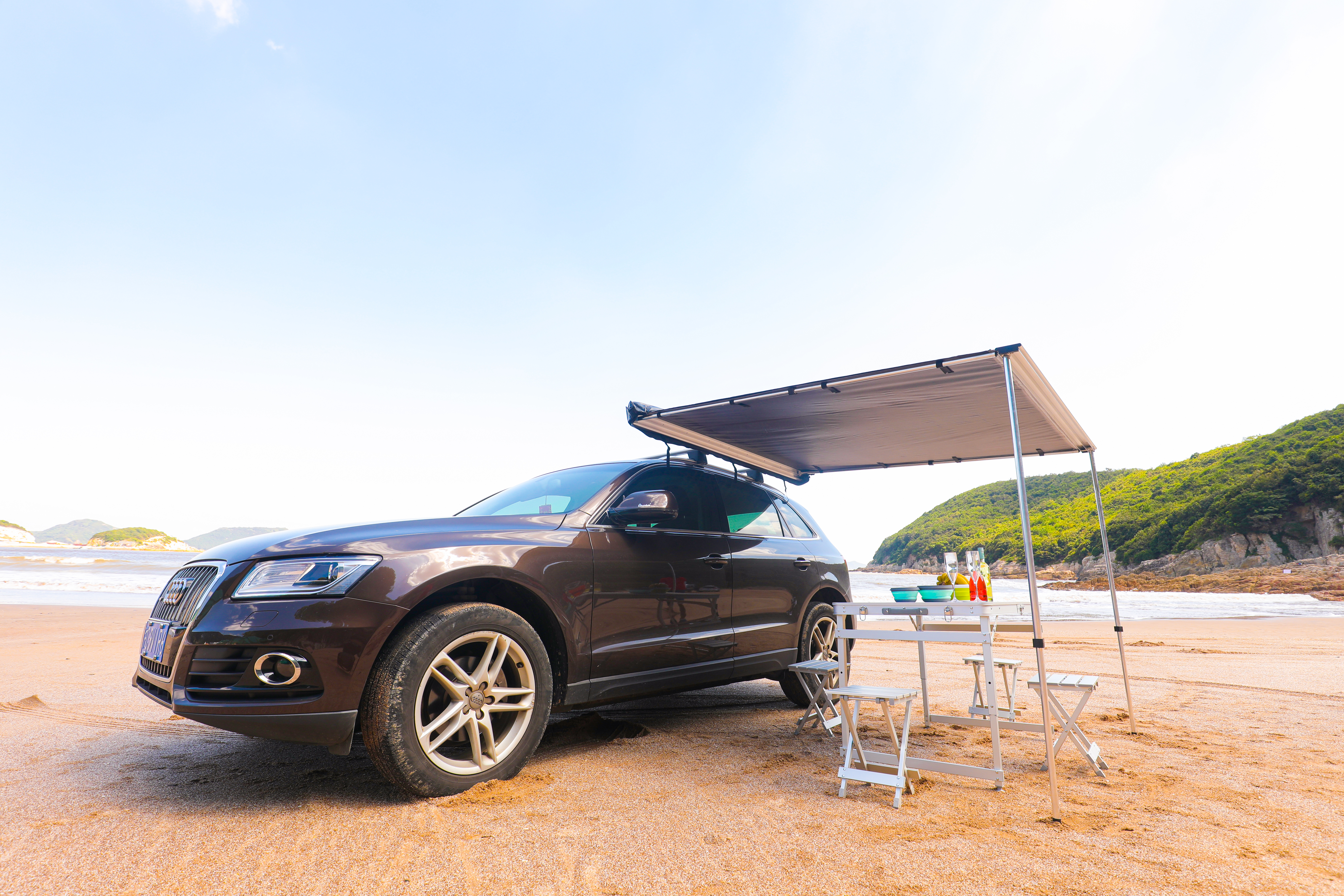 Маркиза автомобильная РИФ 2х2,5 м, цвет песочный