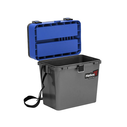 4 Ящик рыболовный зимний HELIOS, серый/синий 4 Ящик рыболовный зимний HELIOS, серый/синий
