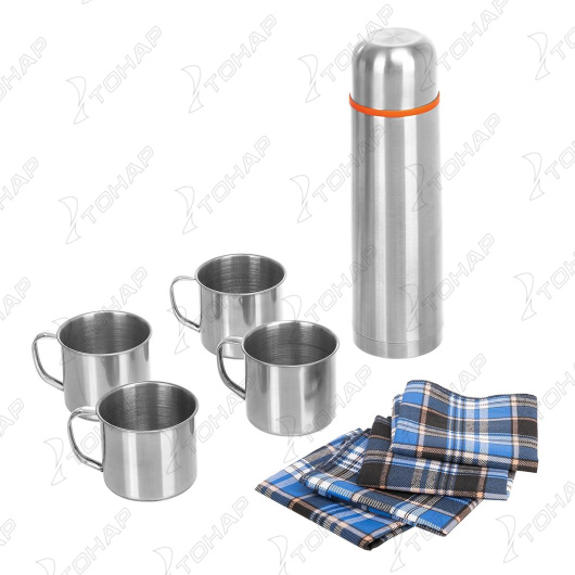 2 Набор для пикника на 4 персоны HELIOS, с термосом 2 Набор для пикника на 4 персоны HELIOS, с термосом