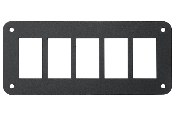 Панель кнопок монтажная пять отверстий Панель кнопок монтажная пять отверстий