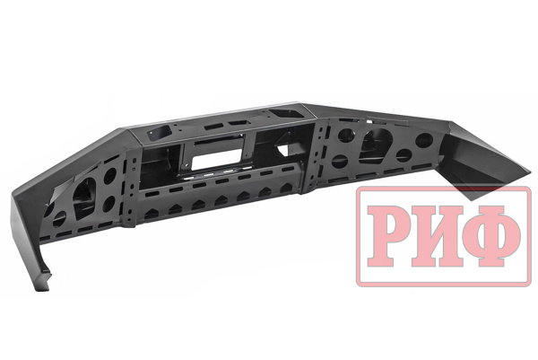 Бампер РИФ передний Ford Ranger T6 с доп. фарами без кенгурина Бампер РИФ передний Ford Ranger T6 с доп. фарами без кенгурина