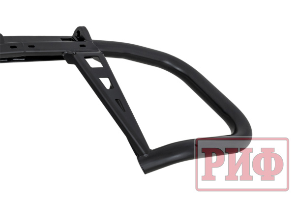 Бампер РИФ силовой задний Mitsubishi Pajero IV c квадратом под фаркоп