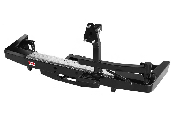 Бампер РИФ задний УАЗ Патриот 2015+ с площадкой под лебедку и калиткой стандарт Бампер РИФ задний УАЗ Патриот 2015+ с площадкой под лебедку и калиткой стандарт