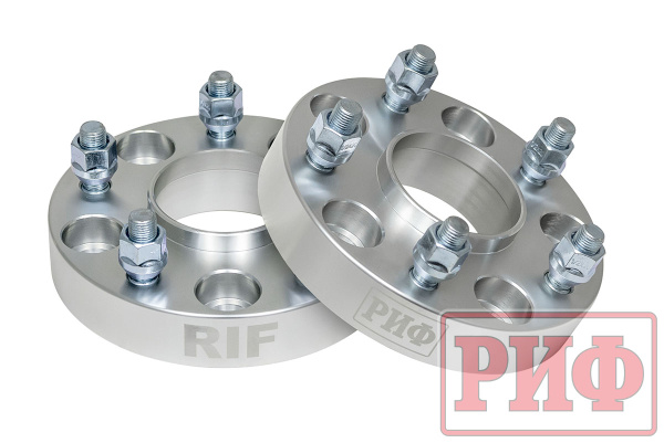Проставки колесные РИФ 5x127, центр. отв. 71,5 мм, толщ. 30 мм (2 шт.) Проставки колесные РИФ 5x127, центр. отв. 71,5 мм, толщ. 30 мм (2 шт.)