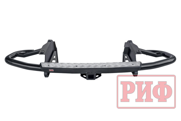Бампер РИФ силовой задний Toyota Land Cruiser Prado 120 c квадратом под фаркоп Бампер РИФ силовой задний Toyota Land Cruiser Prado 120 c квадратом под фаркоп