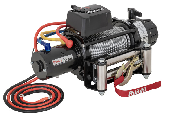 Лебёдка электрическая 12V Runva 9500 lbs 4350 кг (влагозащищенная) Лебёдка электрическая 12V Runva 9500 lbs 4350 кг (влагозащищенная)