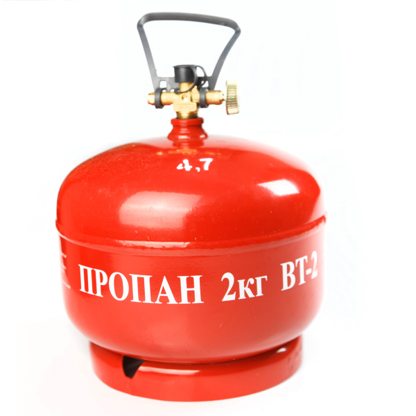Баллон газовый стальной GZWM LPG BT-2, 4,8 л. Баллон газовый стальной GZWM LPG BT-2, 4,8 л.