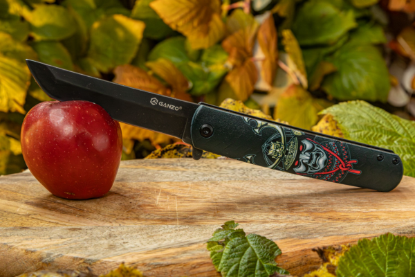 4 Нож складной GANZO, G626-BS Черный Самурай, длина клинка 96 см 4 Нож складной GANZO, G626-BS Черный Самурай, длина клинка 96 см