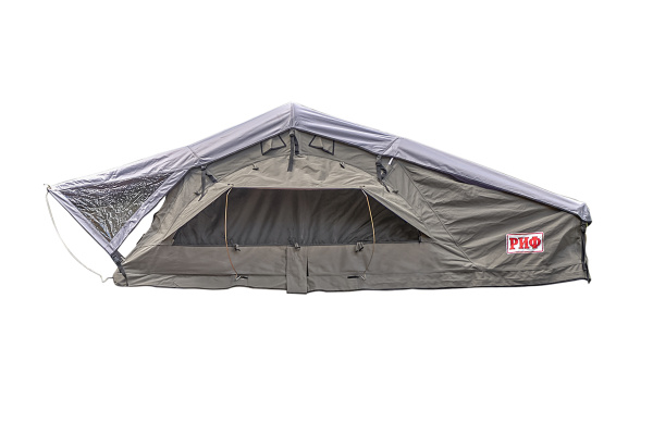 Палатка на крышу автомобиля РИФ Soft RT02-180 PRO, тент серый, 400 гр., 180х(240+70)х115 см Палатка на крышу автомобиля РИФ Soft RT02-180 PRO, тент серый, 400 гр., 180х(240+70)х115 см