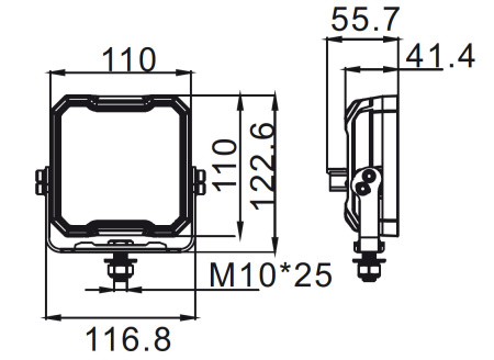Фара водительского света РИФ 45W LED Фара водительского света РИФ 45W LED