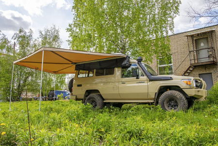 Маркиза автомобильная РИФ веерная 2,5х2,5 м (правая) Маркиза автомобильная РИФ веерная 2,5х2,5 м (правая)