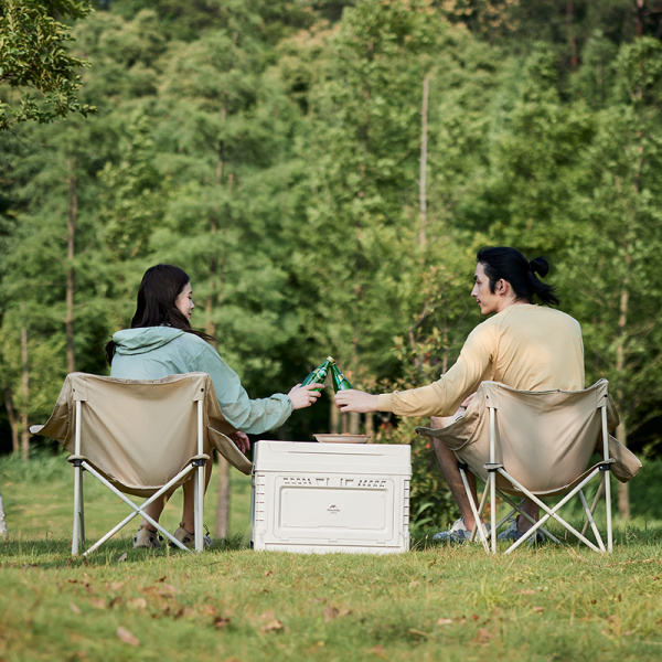 4 Кресло туристическое Naturehike Stellaluna T01 складное, 80х53х66 см, до 110 кг, бежевое