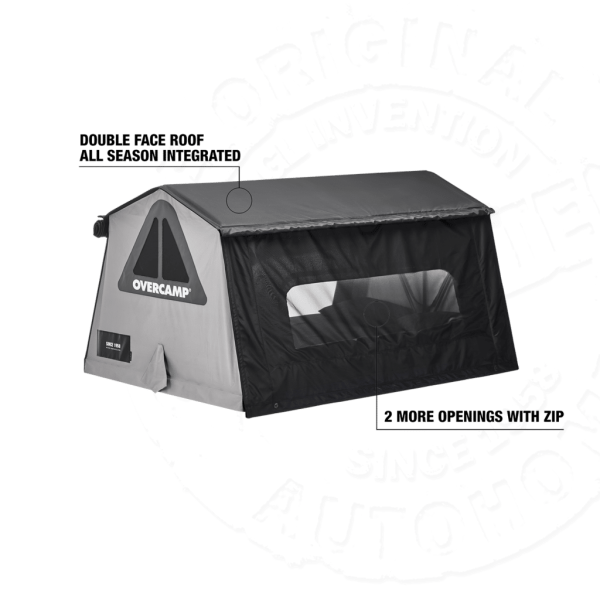 4 Палатка на крышу автомобиля AUTOHOME OVERCAMP MEDIUM тент синий, лестница 215 мм 4 Палатка на крышу автомобиля AUTOHOME OVERCAMP MEDIUM тент синий, лестница 215 мм