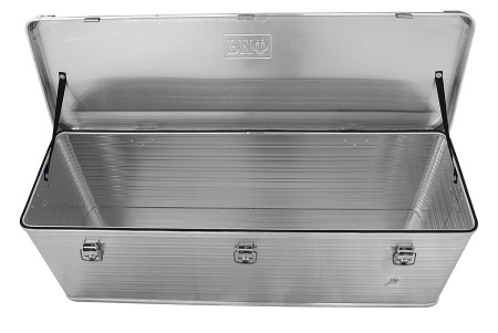 Ящик алюминиевый РИФ с замком 1176х385х412 мм (ДхШхВ) Ящик алюминиевый РИФ с замком 1176х385х412 мм (ДхШхВ)