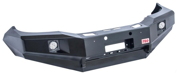 Бампер РИФ передний Toyota HiLux с доп фарами без кенгурина Бампер РИФ передний Toyota HiLux с доп фарами без кенгурина