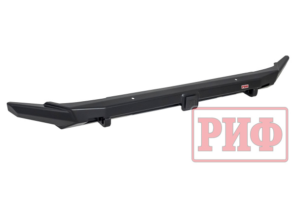 Бампер РИФ силовой передний Renault Duster 2021+ с квадратом под  фаркоп и защитой радиатора Бампер РИФ силовой передний Renault Duster 2021+ с квадратом под  фаркоп и защитой радиатора