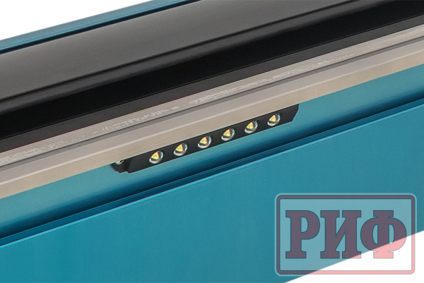 Крышка кузова РИФ для JAC T8, роллета раздвижная с электроприводом 1538х1599 мм, алюминиевая, черная