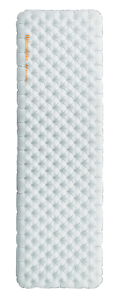 Коврик надувной Naturehike 186х64х8 см, серый, без мешка