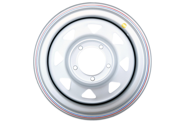 Диск усиленный УАЗ стальной серебристый 5x139,7 8xR16 d110 ET-19 (треугольник мелкий)