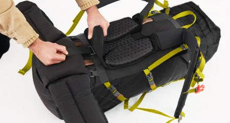 2 Рюкзак туристический Naturehike 55 л, черный 2 Рюкзак туристический Naturehike 55 л, черный