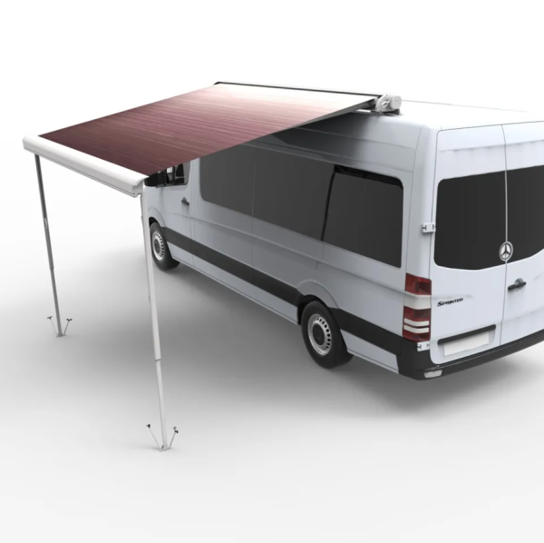 Маркиза автомобильная РИФ 2,5х2,0 м кассетная с электроприводом, корпус белый