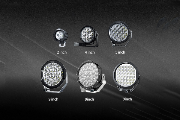 Светодиодные фара комбинированного света AURORA 102 мм 60W (комплект 2 шт)