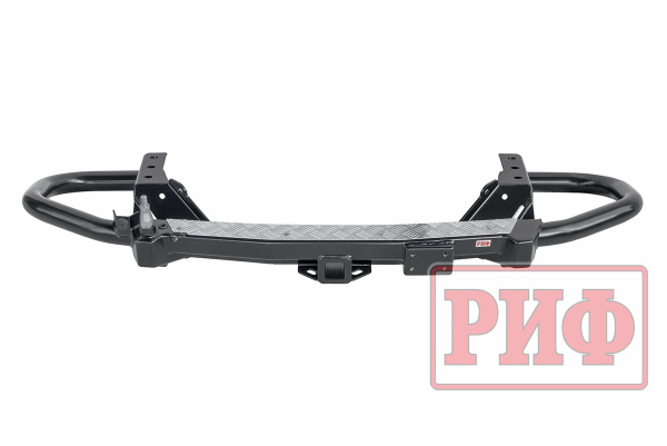 Бампер РИФ силовой задний Toyota Fortuner 2015+ c квадратом под фаркоп и калиткой Бампер РИФ силовой задний Toyota Fortuner 2015+ c квадратом под фаркоп и калиткой