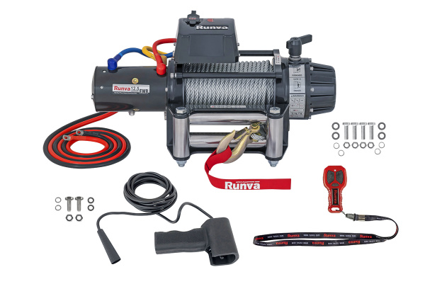 Лебёдка электрическая 12V Runva 12500 lbs 5720 кг (влагозащищенная) Лебёдка электрическая 12V Runva 12500 lbs 5720 кг (влагозащищенная)