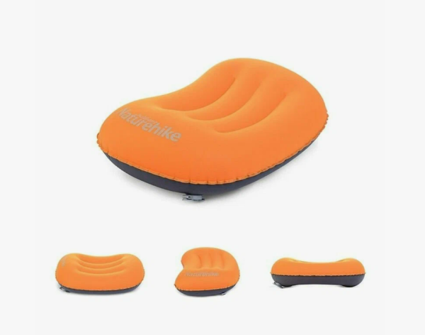 1 Подушка туристическая надувная Naturehike 42x32x11см, оранжевая 1 Подушка туристическая надувная Naturehike 42x32x11см, оранжевая