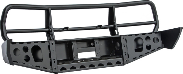 Бампер РИФ силовой передний Toyota Land Cruiser 80 с защитной дугой, без доп. фар