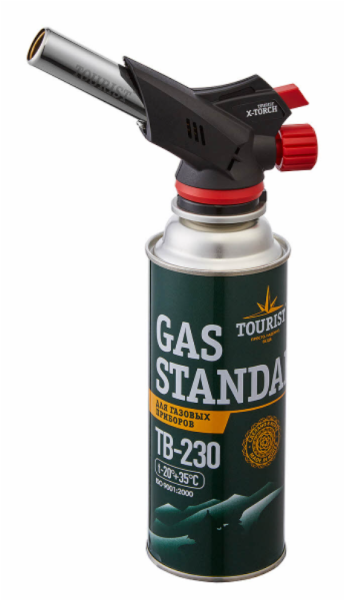Резак газовый TOURIST X-TORCH с пьезоподжигом и системой подогрева газа Резак газовый TOURIST X-TORCH с пьезоподжигом и системой подогрева газа